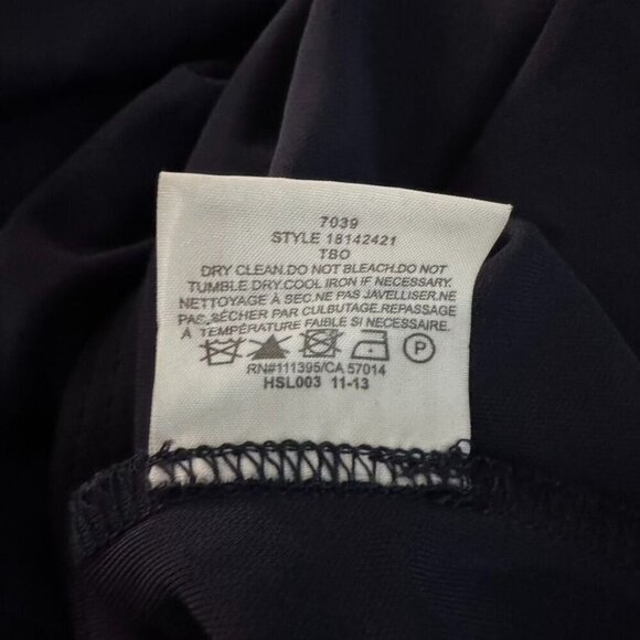 Tory Burch Dress Navy Blue size XS v-neck sleeveless jersey drres - Picture 8 of 9